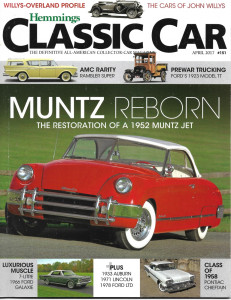 HEMMINGS CLASSIC CAR 2017 APR - WILLYS-OVERLAND PROFILE, '23 MODEL TT